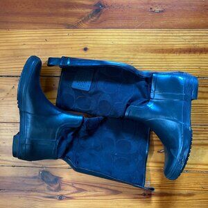 Vintage Coach Rain Boots Worn only Once!